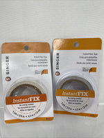 (2) Singer Instant Bond Double-Sided Fabric Clear Hem Tape 5 yds x 3/4 in