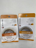 (2) Singer Instant Bond Double-Sided Fabric Clear Hem Tape 5 yds x 3/4 in