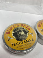 (2) Burt's Bees Farmer's Friend Hand Salve 3 oz All Purpose, Soften, Treat