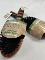 (2) Conair Classic Wood 100% Boar Bristle Hair Brush 87302 Smooth Add Shine￼