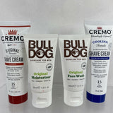 (4) Cremo Bulldog Mens Gift Set Shaving Creme Mint Classic Face Wash Moisturizer
