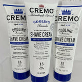 (3) Cremo Concentrated Shave Creme Refreshing Mint Men 1oz Travel Gift Set