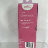 New Joy By Gillette The Pink One 1 Razor and 2 Cartridges Smooth Womens Shave