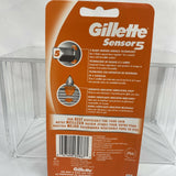 Gillette Sensor5 Men Disposable Razor 5 Blade Smooth Shave Lubricated Strip 2ct