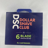 Dollar Shave Club 6 Blade 4x Cartridges Razors  Trimmer ￼DSC COMBINE SHIP!