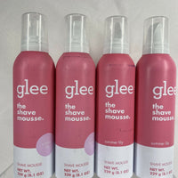 (4) Glee Shave Mousse for Women summer lily Creme Gel Smooth 8.1oz