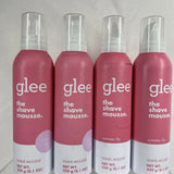(4) Glee Shave Mousse for Women summer lily Creme Gel Smooth 8.1oz