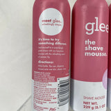 (4) Glee Shave Mousse for Women summer lily Creme Gel Smooth 8.1oz