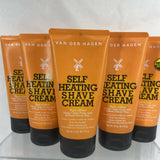 (5) Van Der Hagen Self Heating Shave Creme Warming Open Pores ￼6oz