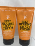 (5) Van Der Hagen Self Heating Shave Creme Warming Open Pores ￼6oz