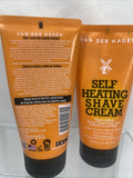 (5) Van Der Hagen Self Heating Shave Creme Warming Open Pores ￼6oz