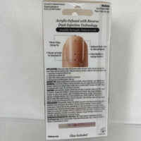 KISS Salon 79945 KAN07  Acrylic Nude French Nails Medium Length 28 ea