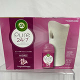 Air Wick Pure Tropical Flowers Fresh matic Kit Freshen￼er Dispenser  60 Day