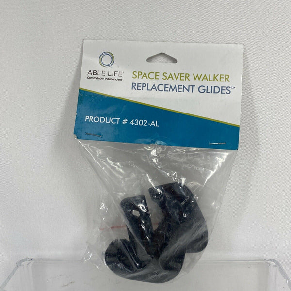Able Life 4302-AL Stander Ski Glides  EZ Fold N' Go Walker Space Saver REPLACE