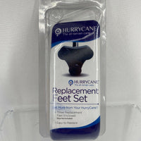 HurryCane Replacement Feet For Use With Freedom Edition Cane Black All Terrain