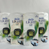 (4) Febreeze Light Car Bamboo Air Freshener Cleans Away Odors Easy Clip￼
