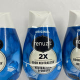 (5) Renuzit Gel Air Fresheners Original & Snuggle Linen Escape 7 oz Each