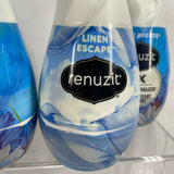 (4) Renuzit Gel Air Fresheners Pure Breeze & Snuggle Linen Escape 7 oz Each