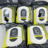 (5) Dove Men + Care Active + Fresh Deodorant Wipes On The Go 25 Towelettes