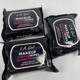(3) LA Girl - Makeup Remover 30 Wipes With Aloe Vera & Soy Bean 90 Count