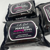(3) LA Girl - Makeup Remover 30 Wipes With Aloe Vera & Soy Bean 90 Count