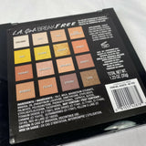 LA Girl Break Free 16 Color Eyeshadow Palette w/ Mirror Butterfly BE YOU