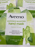 (3) Aveeno Radiance Boosting Hand Mask, 1 Pair of Single-use Gloves