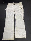North Face Medium Women’s White Ski Pants Pockets Waterproof Snowboard Hyvent￼