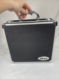 Oster Hard Carrying Case MakeUp Bag Case Train Black Silver
