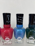 (5) Sally Hansen Miracle gel￼ Nail Polish Gel Finish No Repeats Bulk Lot