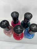 (5) Sally Hansen Miracle gel￼ Nail Polish Gel Finish No Repeats Bulk Lot