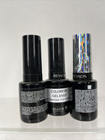 (3) Revlon ColorStay Gel Envy Diamond Top Coat Nail Polish .4oz