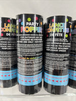 (10) Confetti Poppers Party Accessory Amscan Shoots Foil  Confetti July Birthday