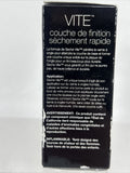 Seche Vite Dry Fast Top Coat Nail Polish Clear New In Box 0.5 oz