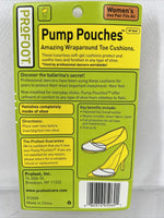 PROFOOT Toe Pouch Cushions Women's 6-10 (1 Pair) Protects Toes Invisible ￼Sock