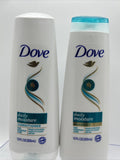 (2) Dove Nutritive Daily Moisture Shampoo & Conditioner Set, 12 Fl oz Each