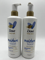 (2) Dove Body Love Body Cleanser Moisture Boost Hyaluronic Serum   17.5 fl oz