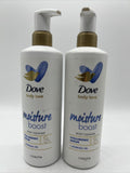 (2) Dove Body Love Body Cleanser Moisture Boost Hyaluronic Serum   17.5 fl oz
