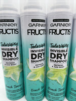 (6) Garnier Fructis Beach Tonic Invisible Dry Shampoo Texturizing 3.67oz