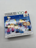 Peanuts 15x11” Festive Fun Charlie Brown Snoopy WoodstocK Puzzle 100 pc