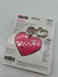 Blingsting Super-Cute Safety Personal Alarm Pink Heart Keychain Clip 1st TSA