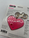 Blingsting Super-Cute Safety Personal Alarm Pink Heart Keychain Clip 1st TSA