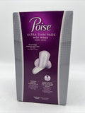 Poise Liners With Wings Active Collection Regular Length Level 4 Moderate 18 Pad