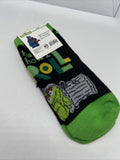 New 7" Long Sesame Street Kids No Show Socks Oscar The Grouch￼ Green