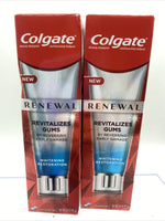 (2) Colgate Gum Renewal Toothpaste Whitening Restoration Cool Mint 3oz 11/22