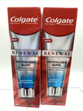 (2) Colgate Gum Renewal Toothpaste Whitening Restoration Cool Mint 3oz 11/22