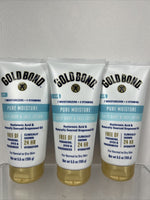 (3) Gold Bond Pure Moisture Daily Body & Face Lotion 5.5 oz. Squeeze Tube