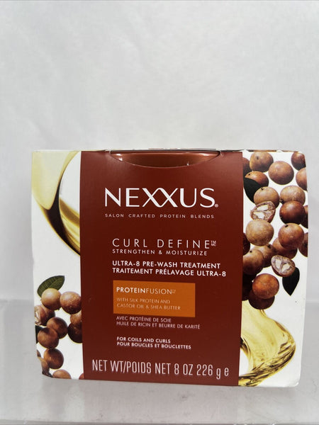 Nexxus Curl Define Strengthen & Moisturize Ultra-8 Pre Wash Treatment-8oz.