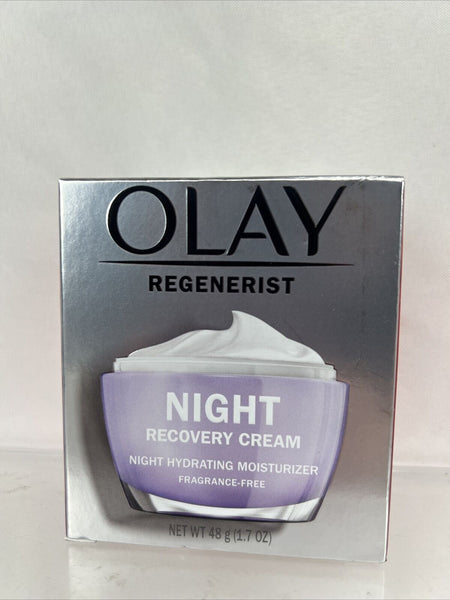 Olay Regenerist Night Recovery Creme 1.7oz Fragrance-Free Moisturizer Anti Age ￼