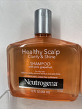 (2) Neutrogena Grapefruit Healthy Scalp Clarify Shine Shampoo Conditioner 12oz
